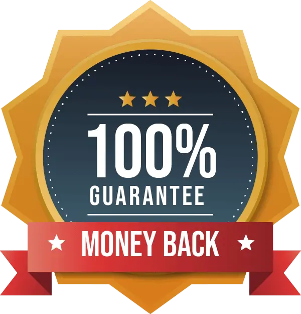 IQ Blast Pro - Money-Back Guarantee Badge